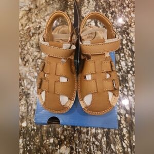 Stride Rite Tan Kids Sandals 10W